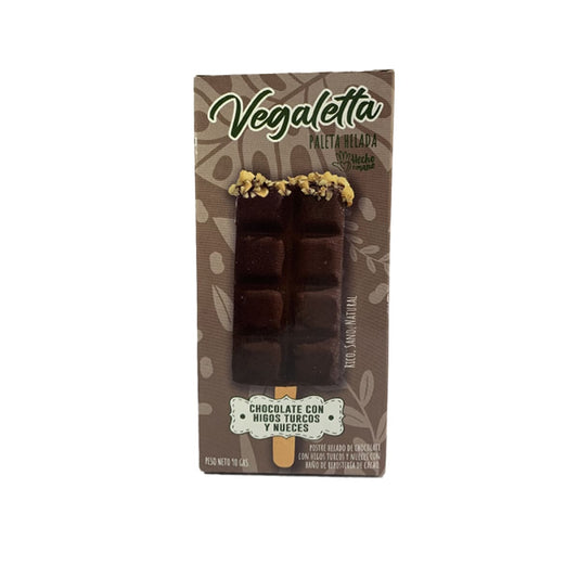 Paleta helada chocolate con higos - Vegaletta