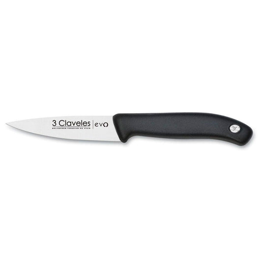 CUCHILLO VEGETALES 10CM CAJA PVC EVO 3 CLAVELES