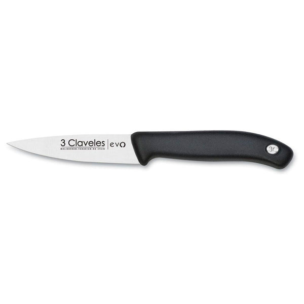 CUCHILLO VEGETALES 10CM CAJA PVC EVO 3 CLAVELES
