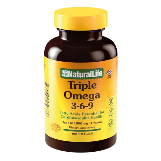 Triple omega 3 - 6 - 9 - Natural Life