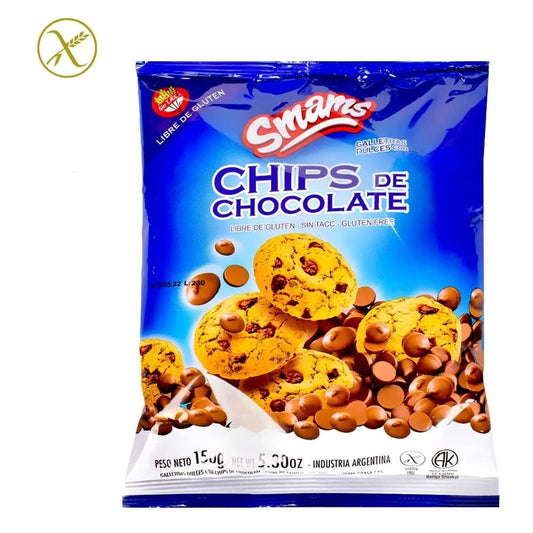 Galletas chips de chocolate gluten free - Smams