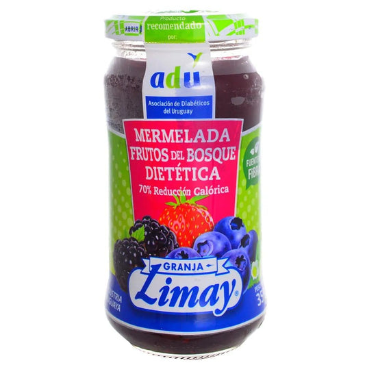 Mermelada de frutos del bosque dietetica 350 gr - Limay