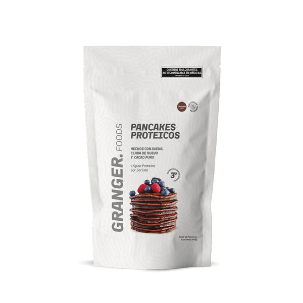 Pancakes chocolate proteicos 16 porciones - Granger