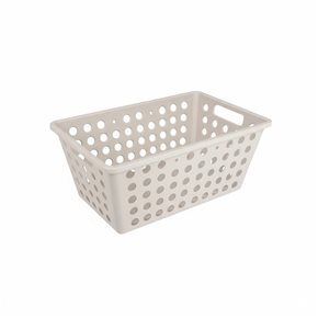 CANASTA PLASTICO 4.4L 28,8X19,1X12,3CM LIGHT GRAY