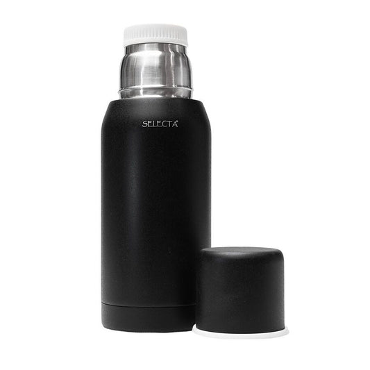 TERMO 750ML DOBLE PARED NEGRO AQUA