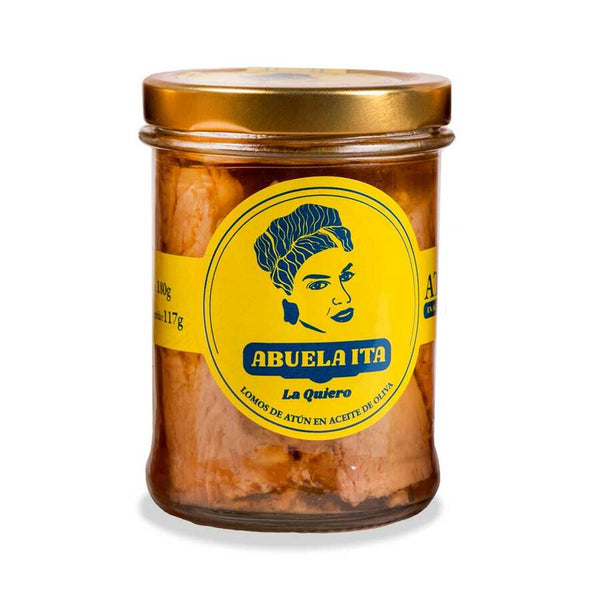 Lomos de atun en aceite de oliva 117 g - Abuela Ita