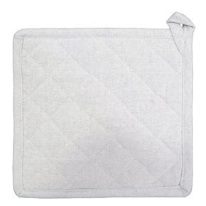 AGARRADERA ALGODÓN 20X20CM LISO GRIS