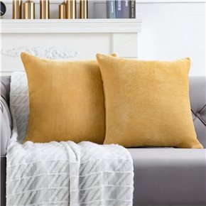ALMOHADON VELVET 40x40CM BEIGE