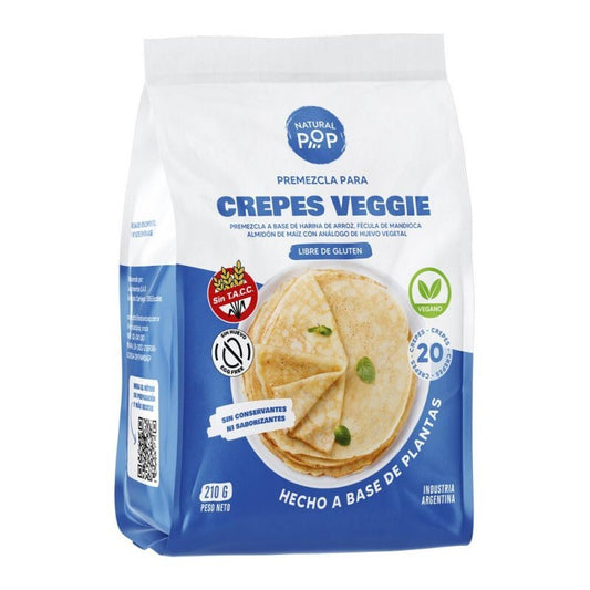 Premezcla Para Crepes Veggie - Natural Pop