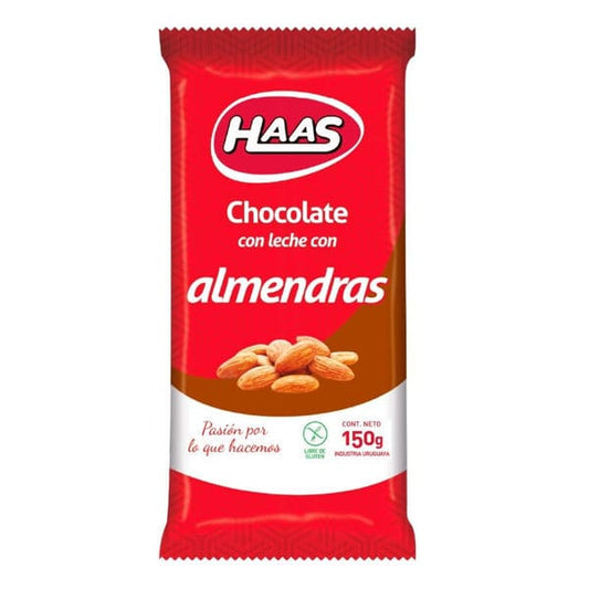 Chocolate con Almendras 150 grs - Haas