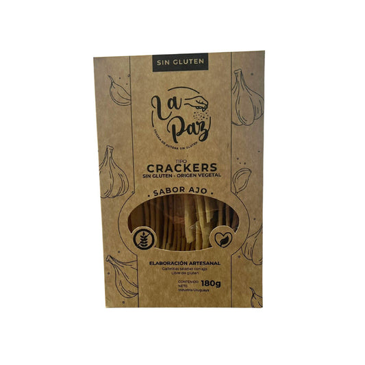 Crackers sin gluten ajo - La paz