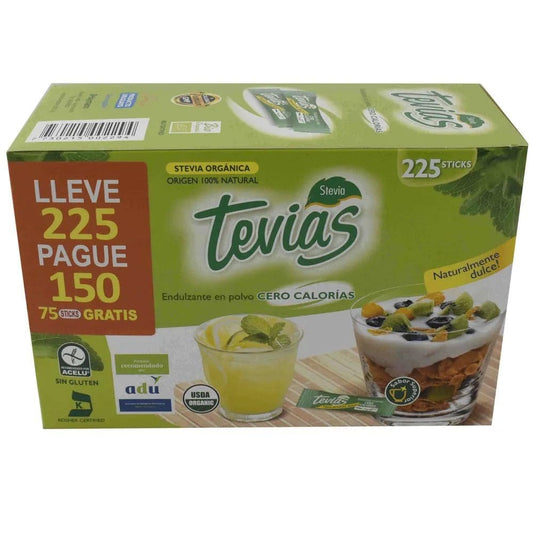 Endulzante stevia 225 sobres - Tevias