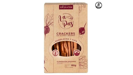 Crackers remolacha y chia - La Paz