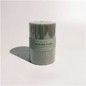 VELA PILAR PURITY LAB D7xH10CM RHUBARB GLADE