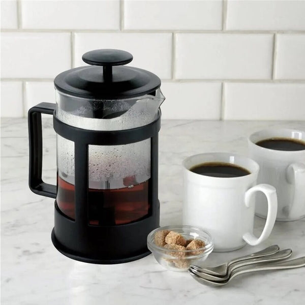 CAFETERA/TETERA EN VIDRIO Y PLÁSTICO 350ML MESSINA