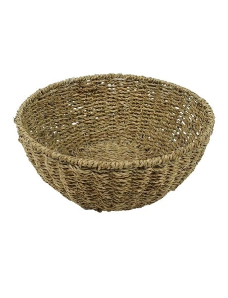 CESTO REDONDO D30/20xH13CMS FIBRA NATURAL