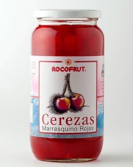 Cerezas marrasquino rojas 120grs - Rocofrut