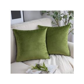 ALMOHADON VELVET 40x40CM VERDE LIMA