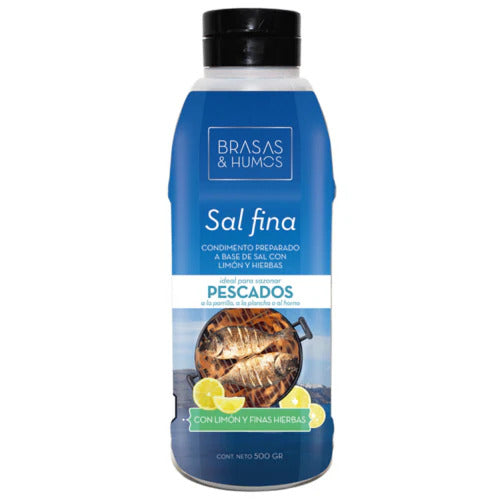 Sal Fina Para Pescados - Brasas y Humos