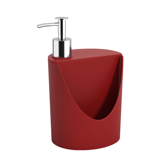 DISPENSADOR JABON 600ML ROMEO Y JULIETA ROJO BOLD