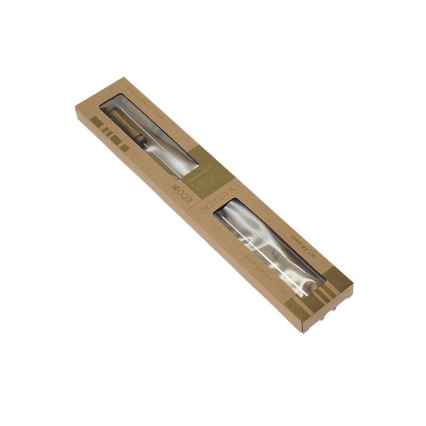 PINCHOS P/ ASADO 4PC 44CMS ACERO INOX/ MAD.ACACIA