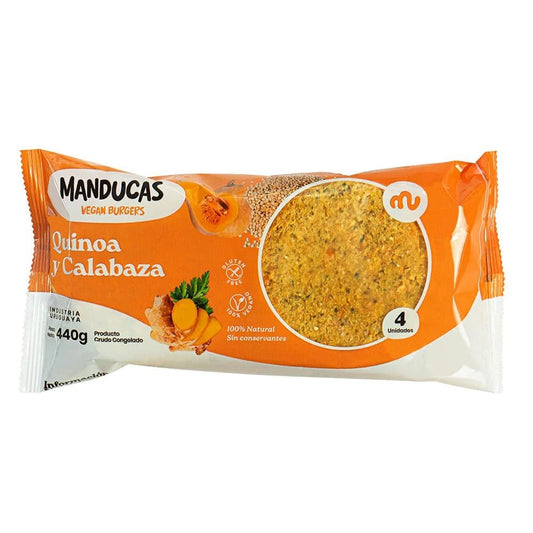 Hamburguesas quinoa y calabaza x4 - Manducas