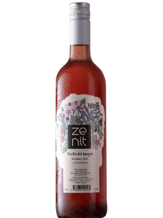 Vino rosado con pulpa de frutos del bosque  750 ml - Zenit