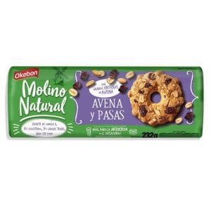 Galletas avena y pasas - Molino Natural