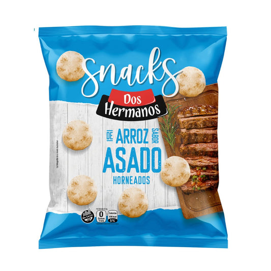 Snacks de arroz sabor asado - Dos hermanos