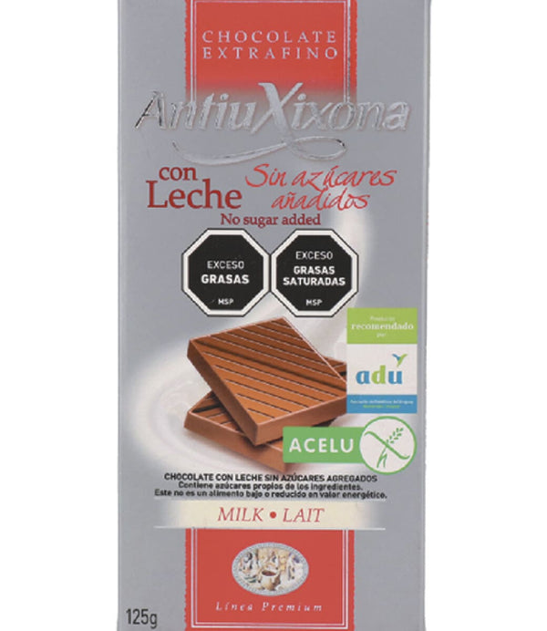 Chocolate con leche 0% azuc - Antiuxixona
