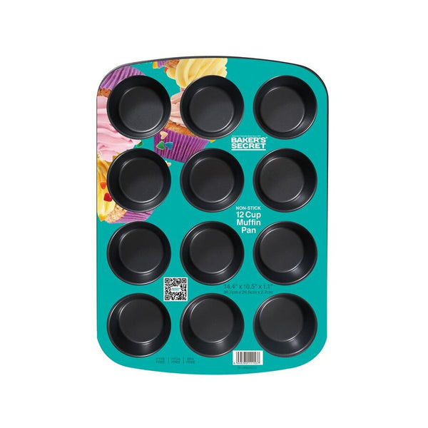 MOLDE MUFFIN x12 ANTIAD. 27x37x4CM/0.5MM ESSENTIAL