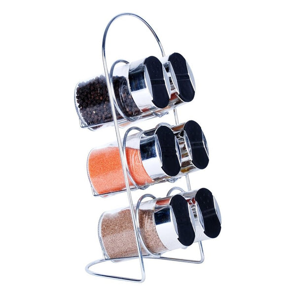SET 6PCS ESPECIEROS C/SOPORTE 110ML 15x15x23CM