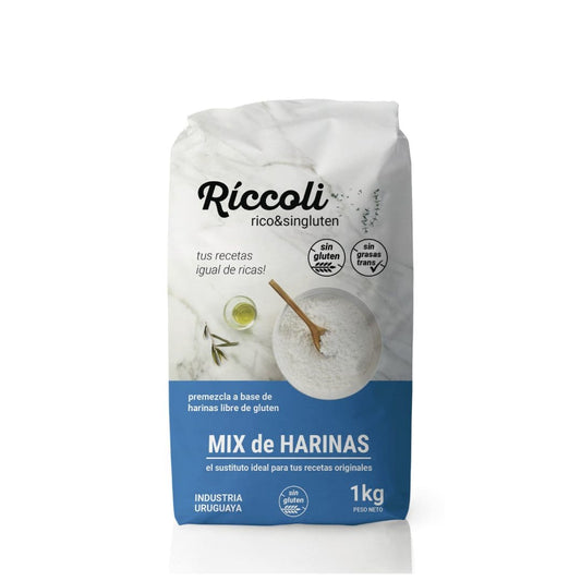 Mix de harinas sin gluten 1kg - Riccoli