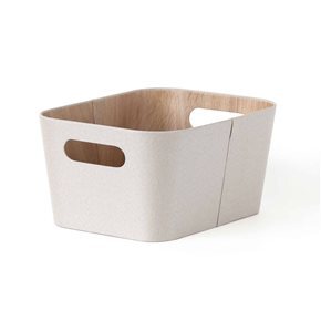 ORGANIZADOR CON ASAS 23X30.5X15.2CM EXT TELA CREMA