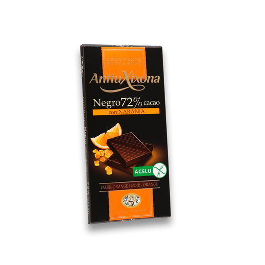 Chocolate negro con naranja 100 grs - Antiuxixona