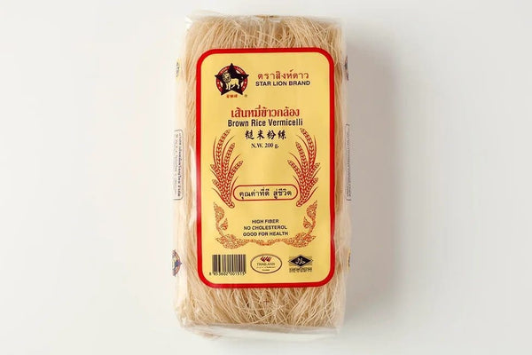 Fideos de arroz integral secos - La Abundacia