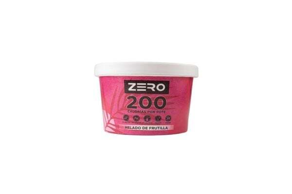 Helado frutilla 250 ml  - Zero