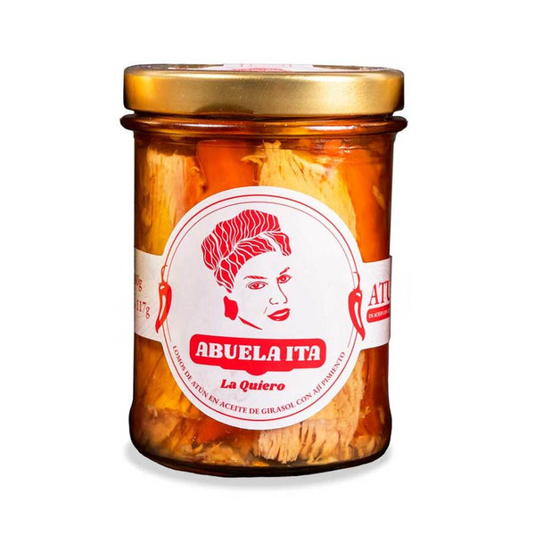 Atun aceite en aceite girasol con aji  117 g - Abuela Ita