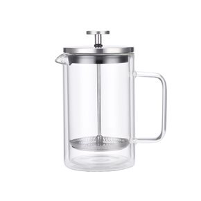 CAFETERA/TETERA FRENCH DOBLE PARED 350ML EN VIDRIO