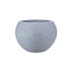 MACETA 17X19CM FLORENCA SISAL EFECTO PIEDRA GRIS