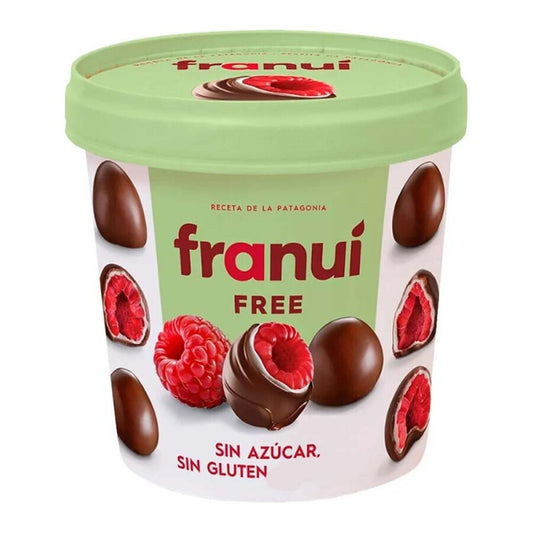 Bombones de fambruesa sin azucar y veganos - Franui