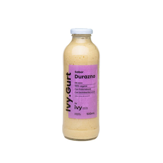 Yogurt durazno 500 ml - Ivy.gurt