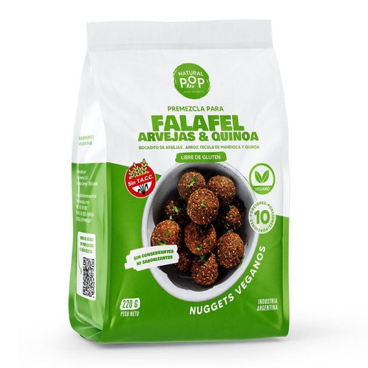 Premezcla Para Falafel Con Arvejas y Quinoa - Natural Pop