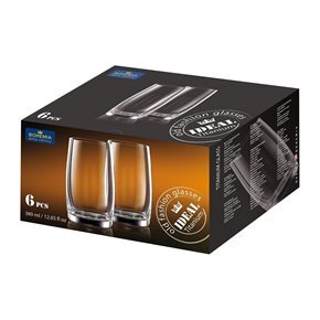 SET 6 VASO T.LARGO F.GRUESO 380ML IDEAL-BOHEMIA
