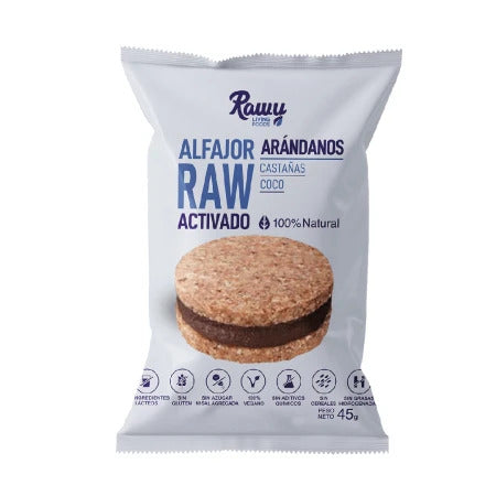 Alfajor Arandanos Rawy Vegano