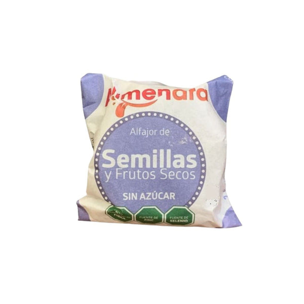 Alfajor de semilla y frutos secos sin azucares - Alimendra