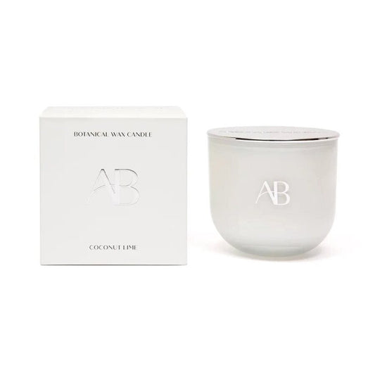 VELA AROMATIVA 340G COCONUT LIME BLANCO