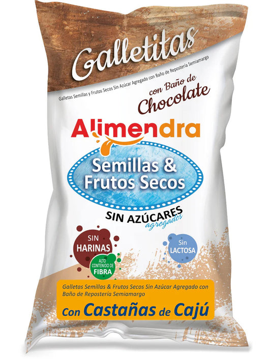 Galletitas semillas y frutos secos s/a castañas de caju