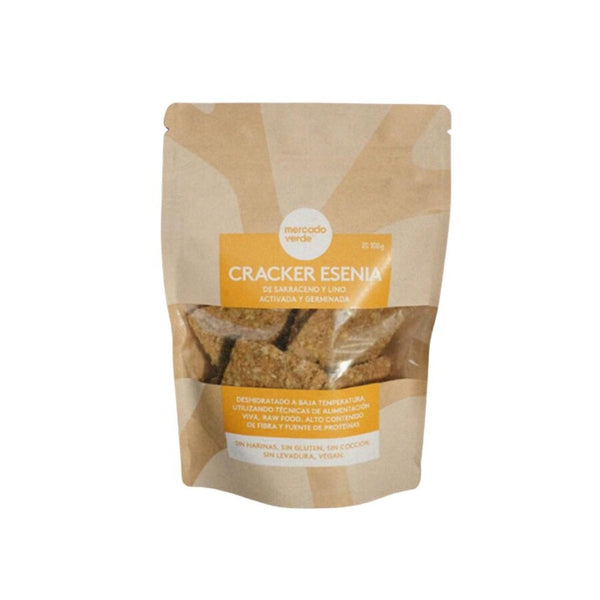 Crackers esenia sarraceno y lino 100g - Prana