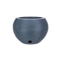 MACETA 17X19CM FLORENCA SISAL EFECTO PIEDRA GRIS O